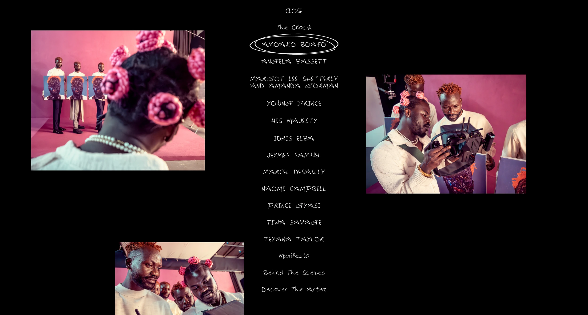 Pirelli Calendar: Amoako Boafo editorial feature.